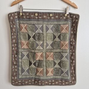 Kudhinda African Cotton Tribal Bird Pillow Cover Made In Zimbabwe